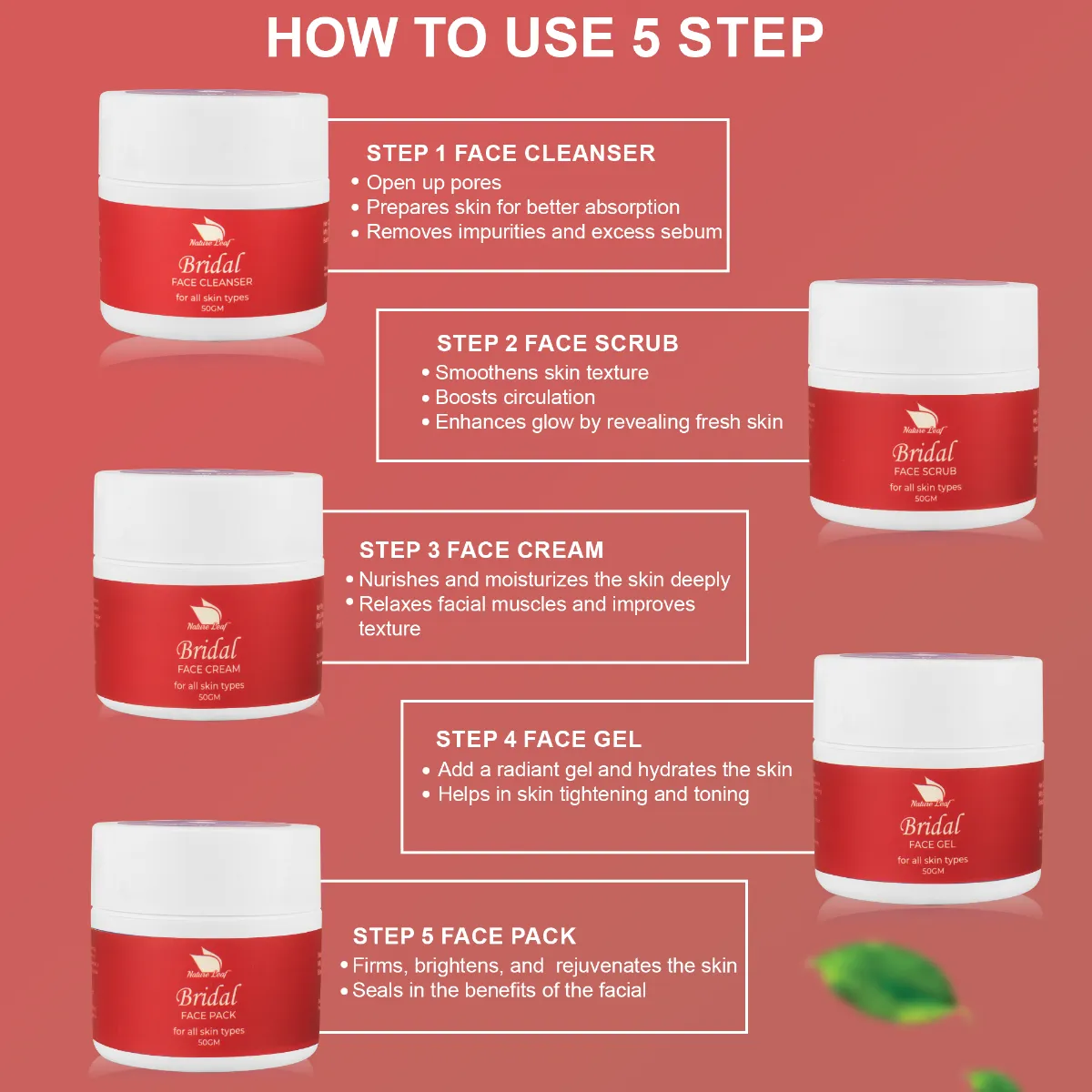 BRIDAL FACIAL KIT ( 5 STEP) - Image 2