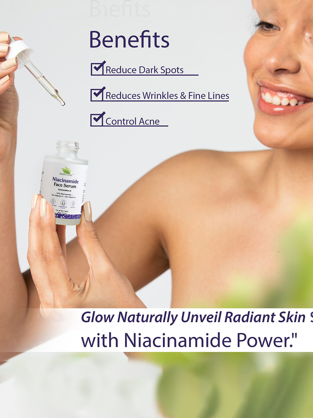 NIACINAMIDE FACE SERUM (Dropper Bottle) - Image 3