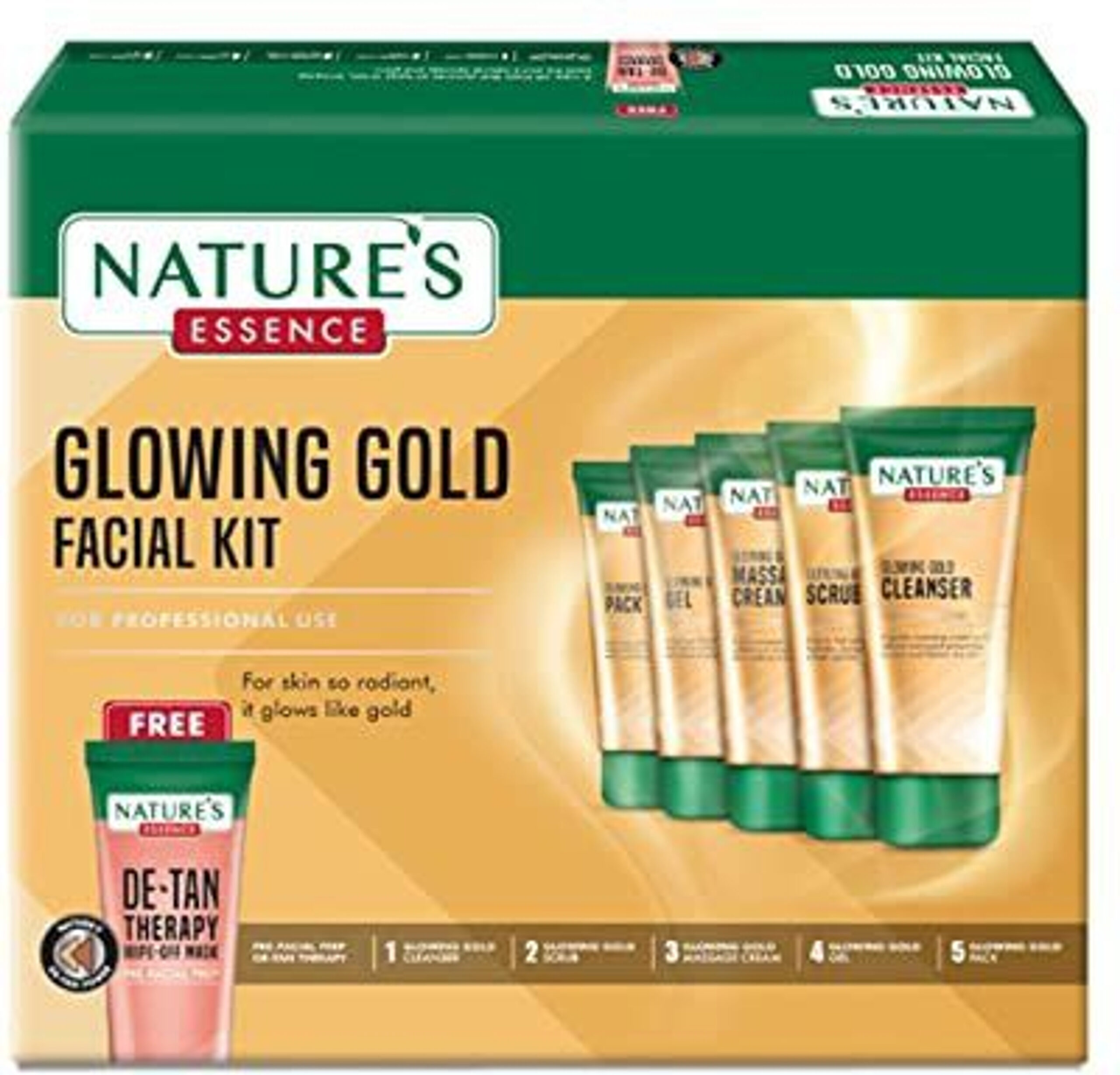 GOLD FACIAL FACIAL KIT( 5 STEPS)