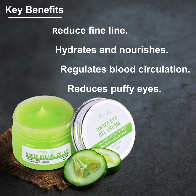 Nature Leaf Under Eye Gel Cream for Hydration - Image 6