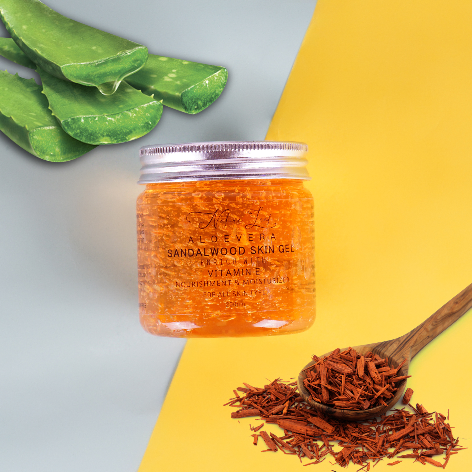 Nature Leaf Sandalwood Gel for Hydration
