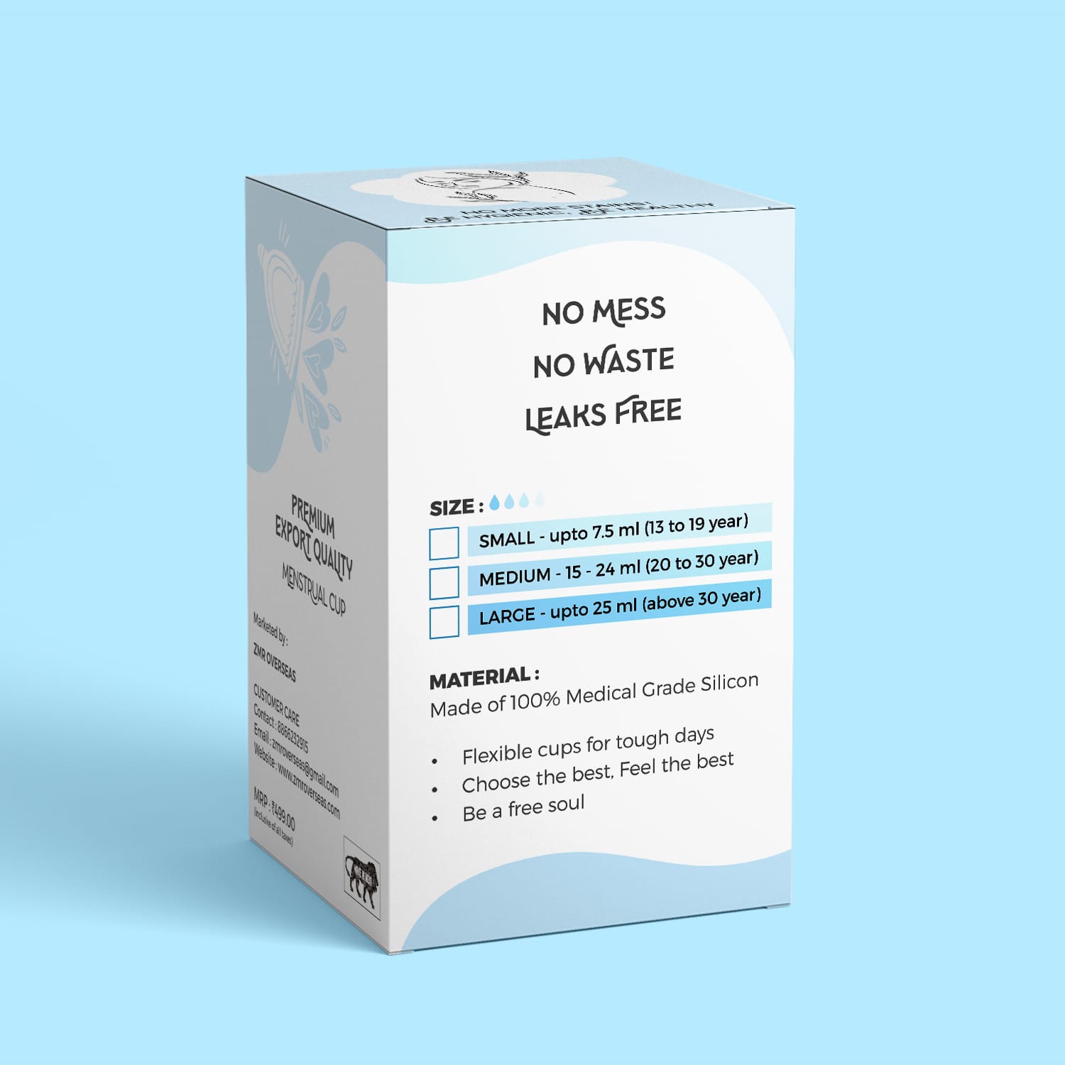 ZMR Reuseable Menstrual Cup - Image 4