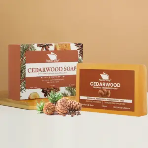 Cedarwood Soap(With Outer Box)