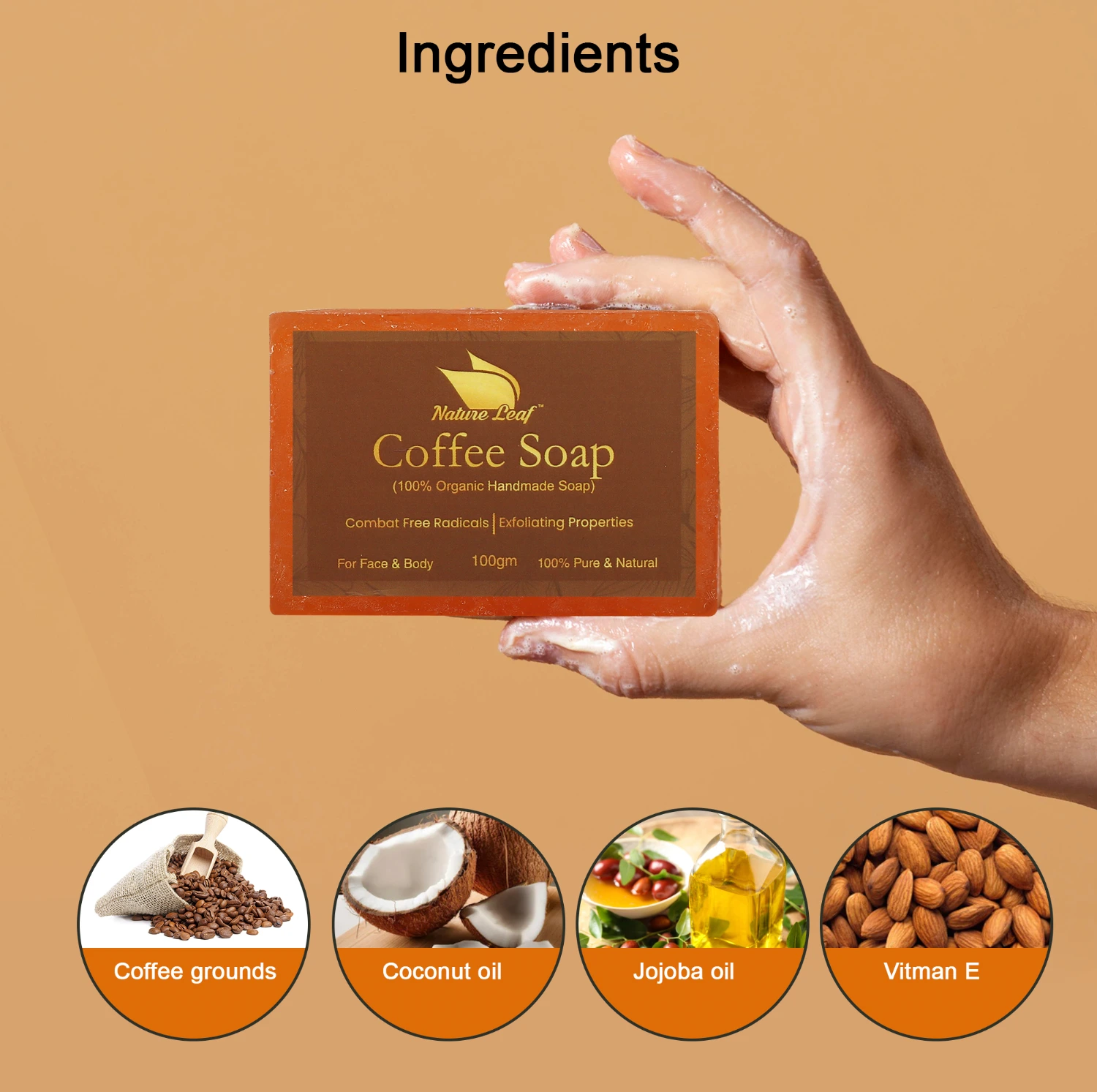 Coffee Soap (With Outer Box) - Image 4