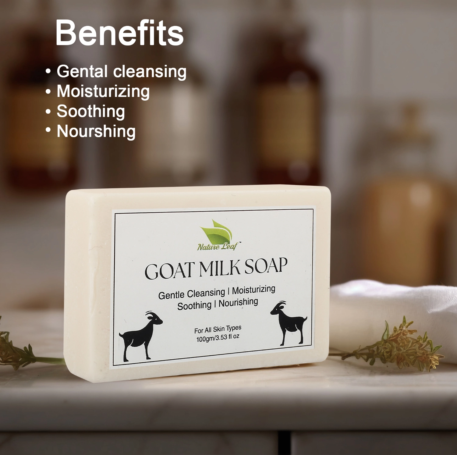 Goat Milk Soap (With Outer Box) - Image 3
