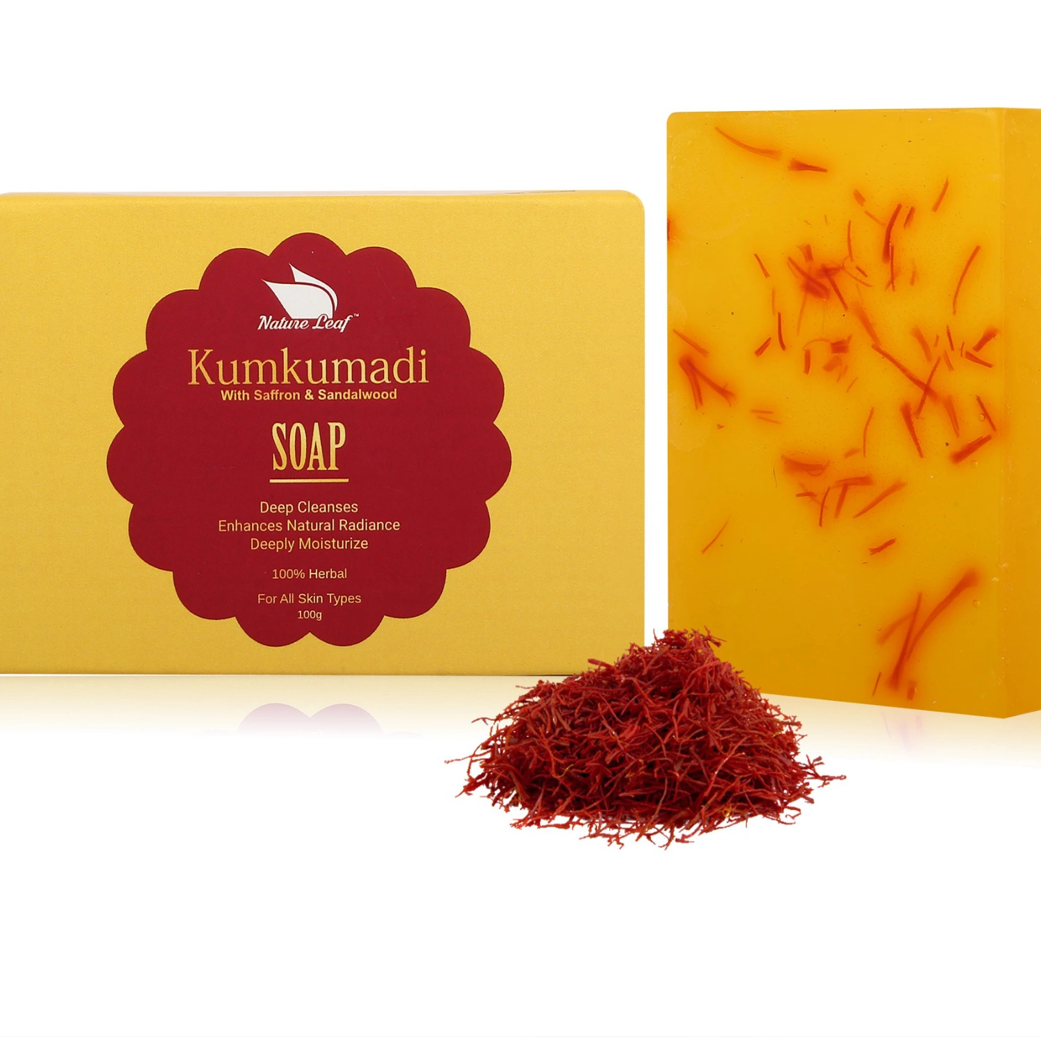 Kumkumadi Soap (With Outer Box) - Image 7