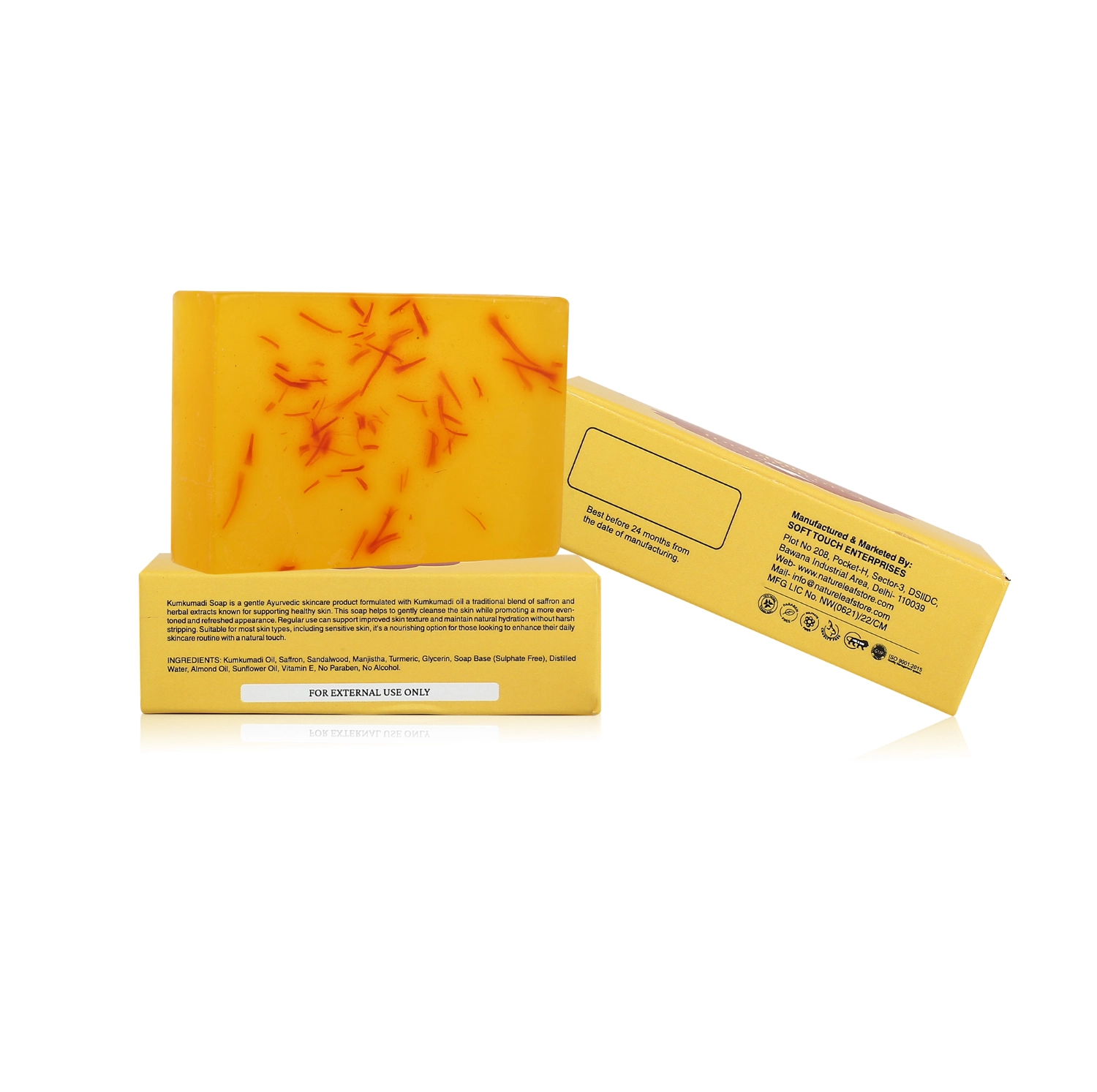 Kumkumadi Soap (With Outer Box) - Image 3