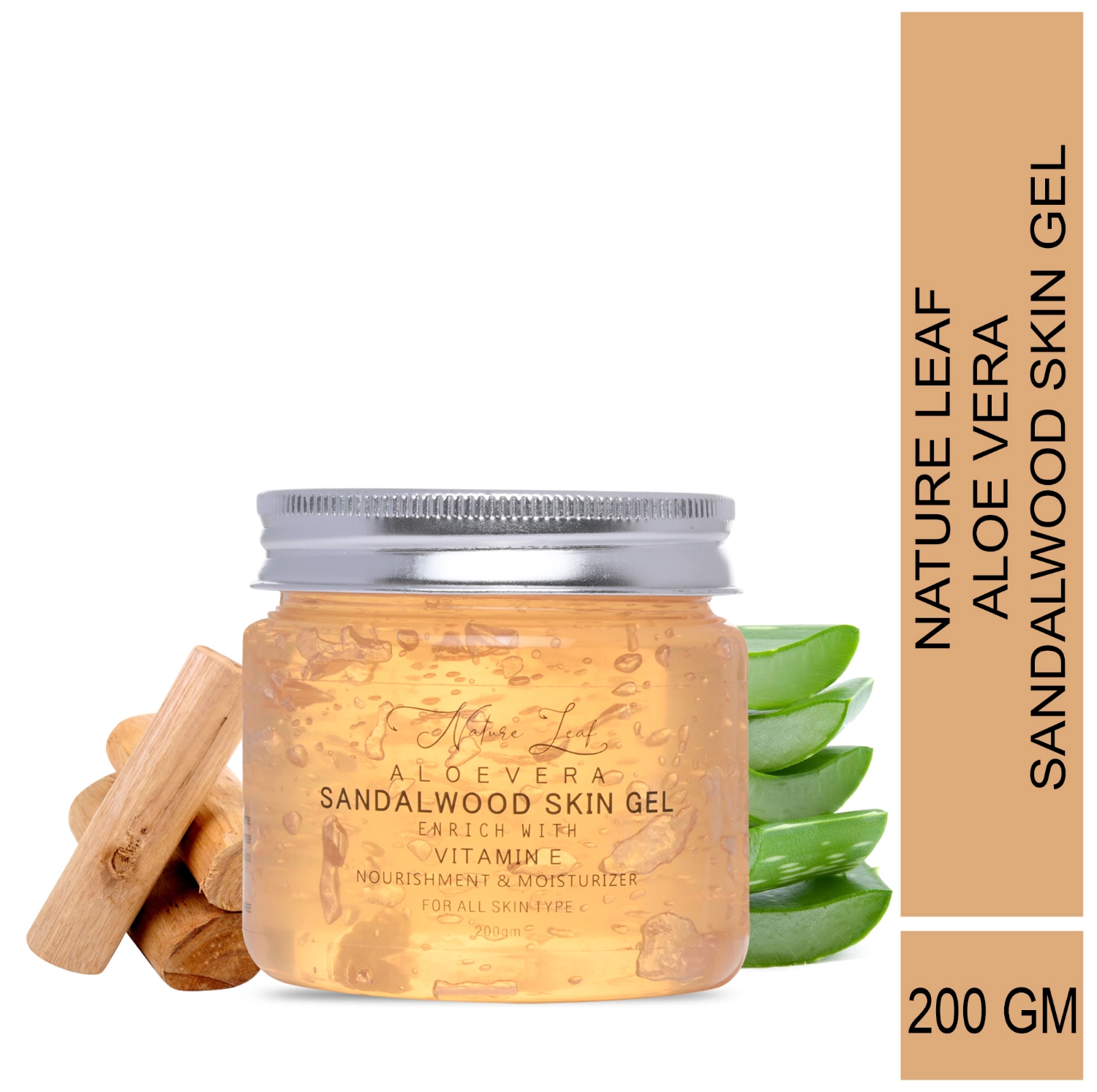 Nature Leaf Sandalwood Gel for Hydration - Image 6