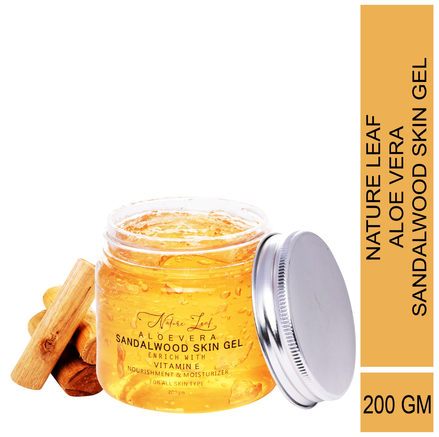 Nature Leaf Sandalwood Gel for Hydration - Image 7