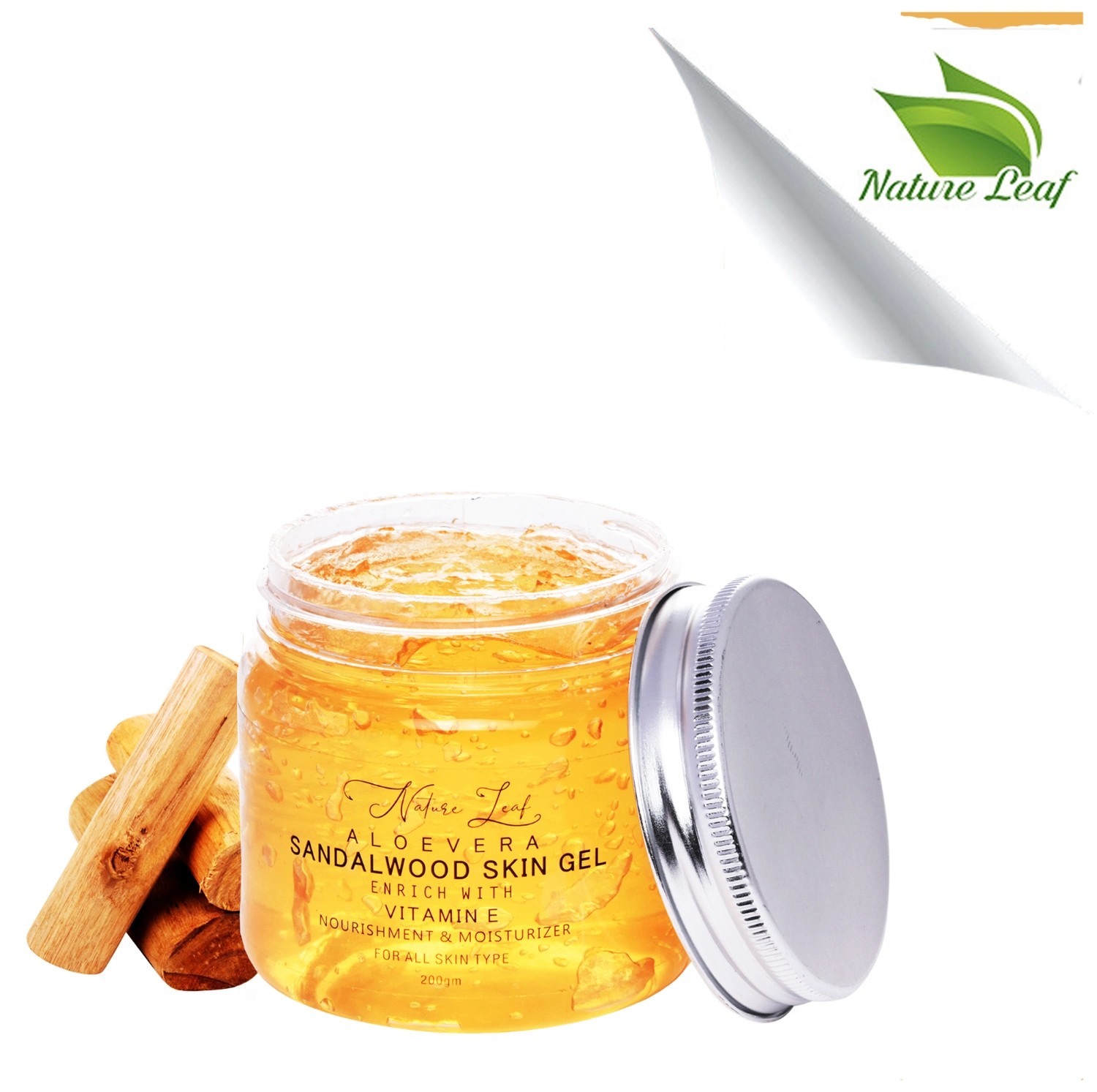 Nature Leaf Sandalwood Gel for Hydration - Image 8