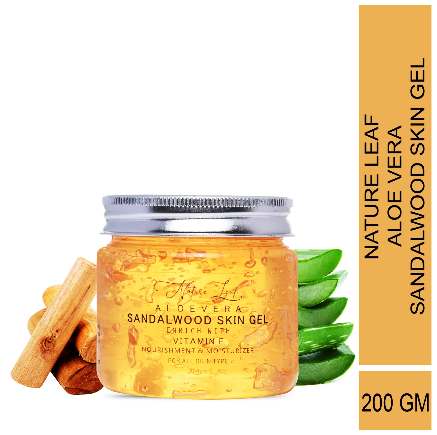 Nature Leaf Sandalwood Gel for Hydration - Image 9