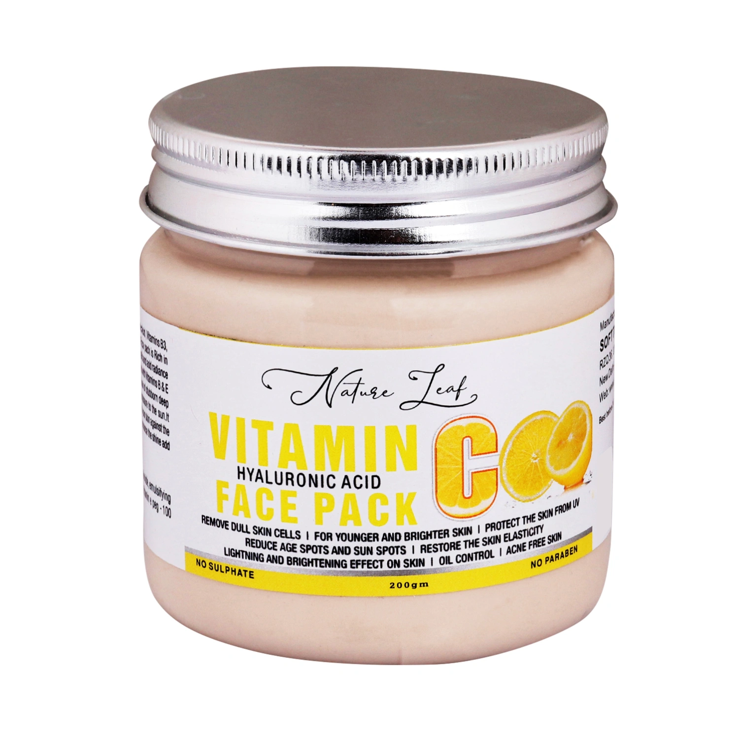 Nature Leaf Skin Brightening Vitamin C Face Pack - Image 2
