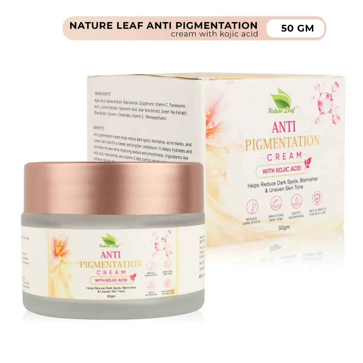 Anti Pigmentation Cream with Kojic Acid - Image 4