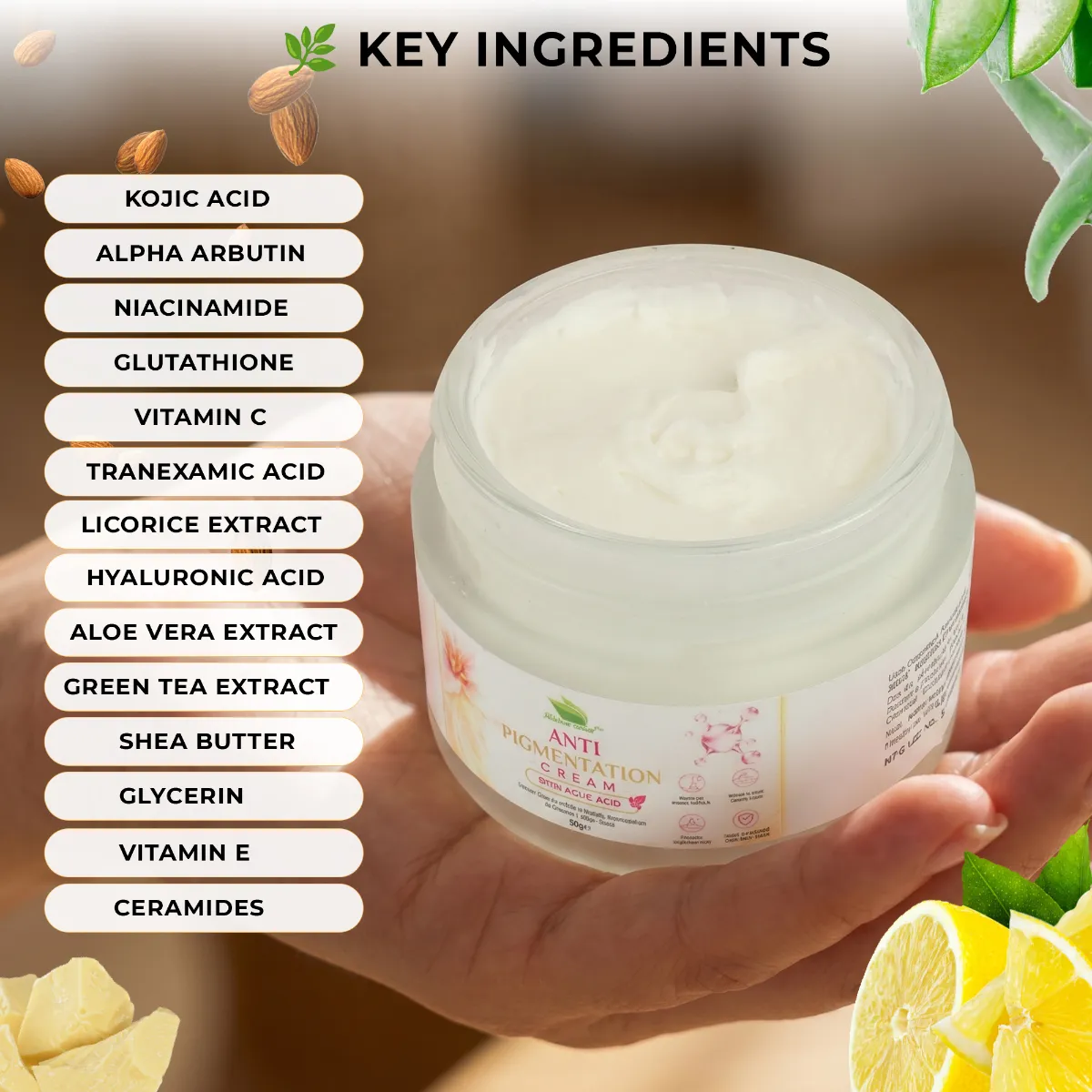Anti Pigmentation Cream with Kojic Acid - Image 2