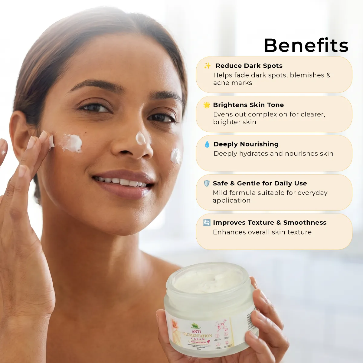 Anti Pigmentation Cream with Kojic Acid - Image 3